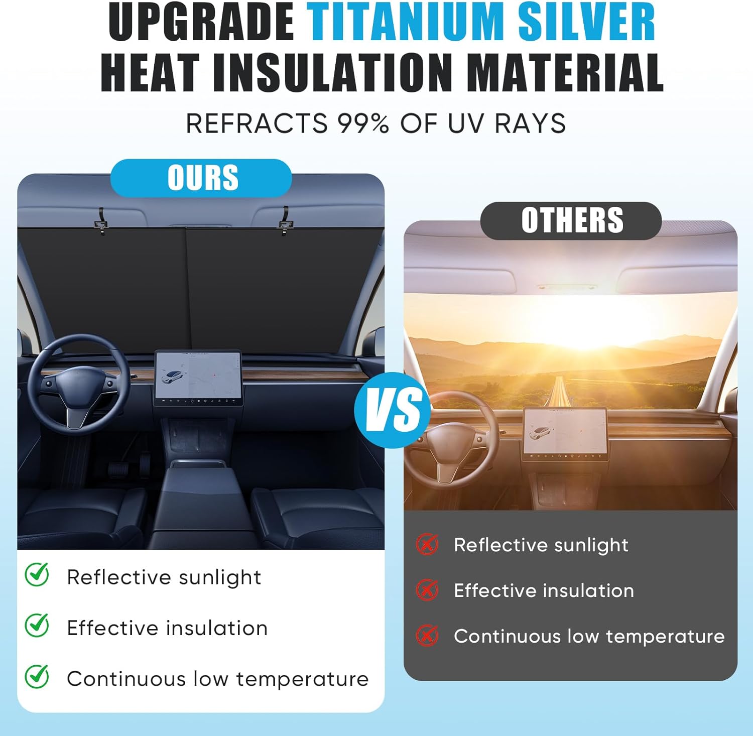 Slideshield™ - Retractable Car Sun Shade