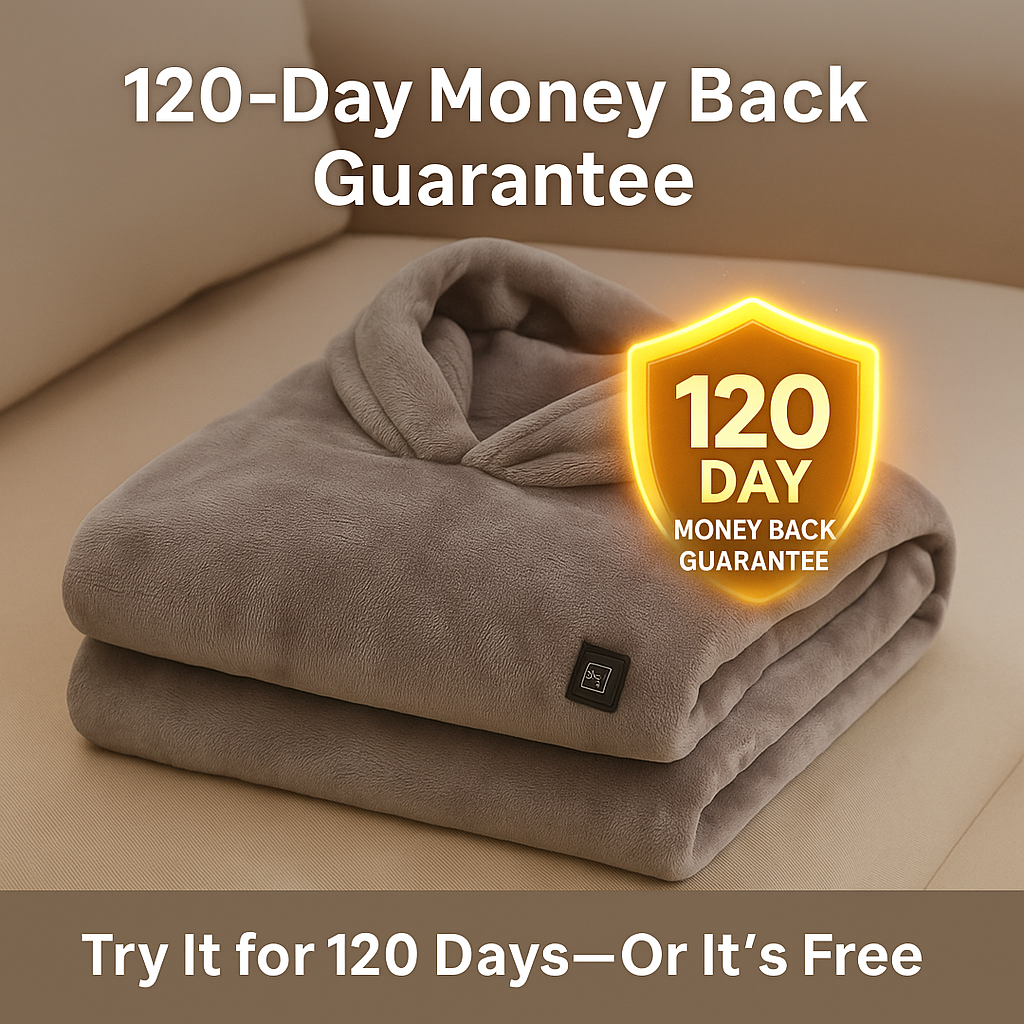 A Heated Wearable Blanket That Replaces Your Winter Heater