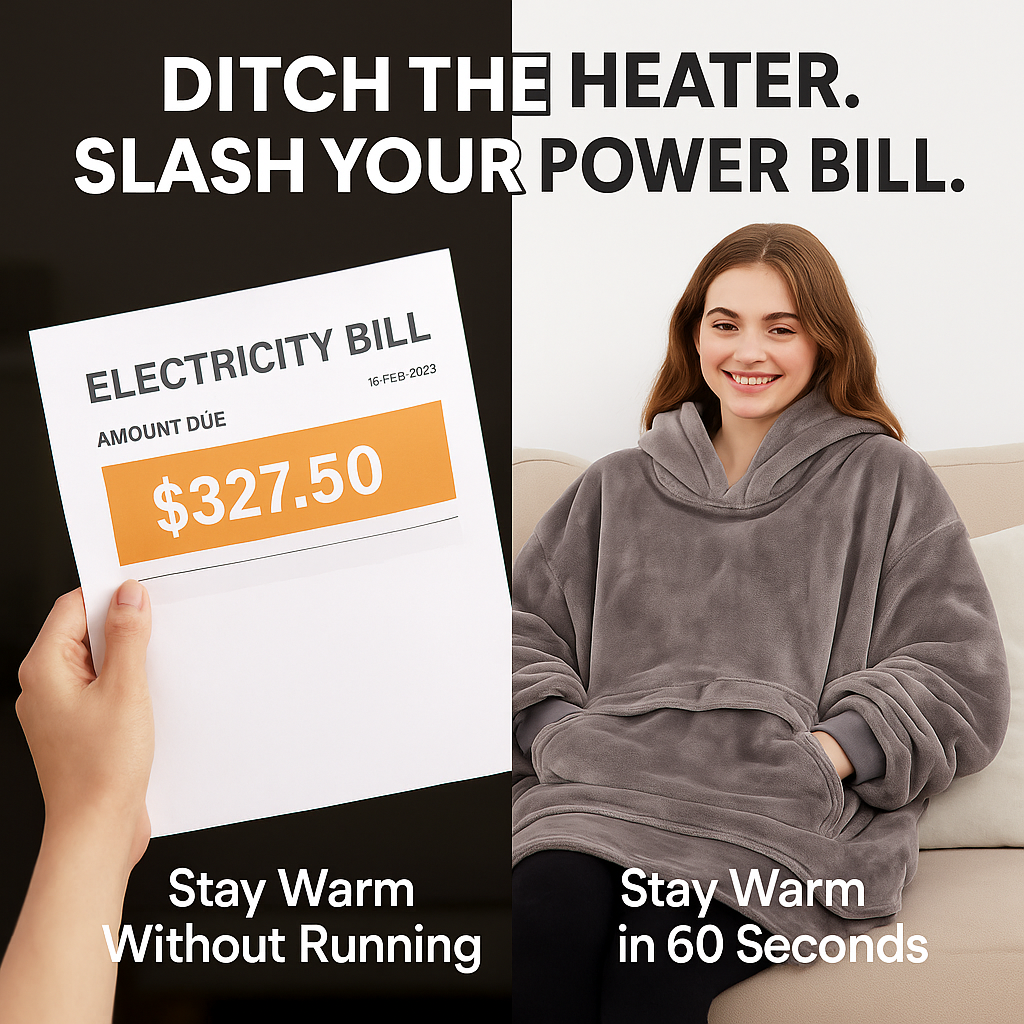 A Heated Wearable Blanket That Replaces Your Winter Heater