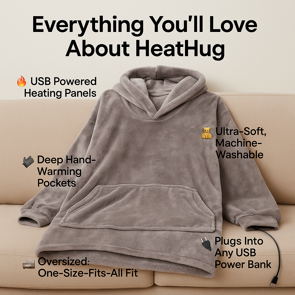 A Heated Wearable Blanket That Replaces Your Winter Heater