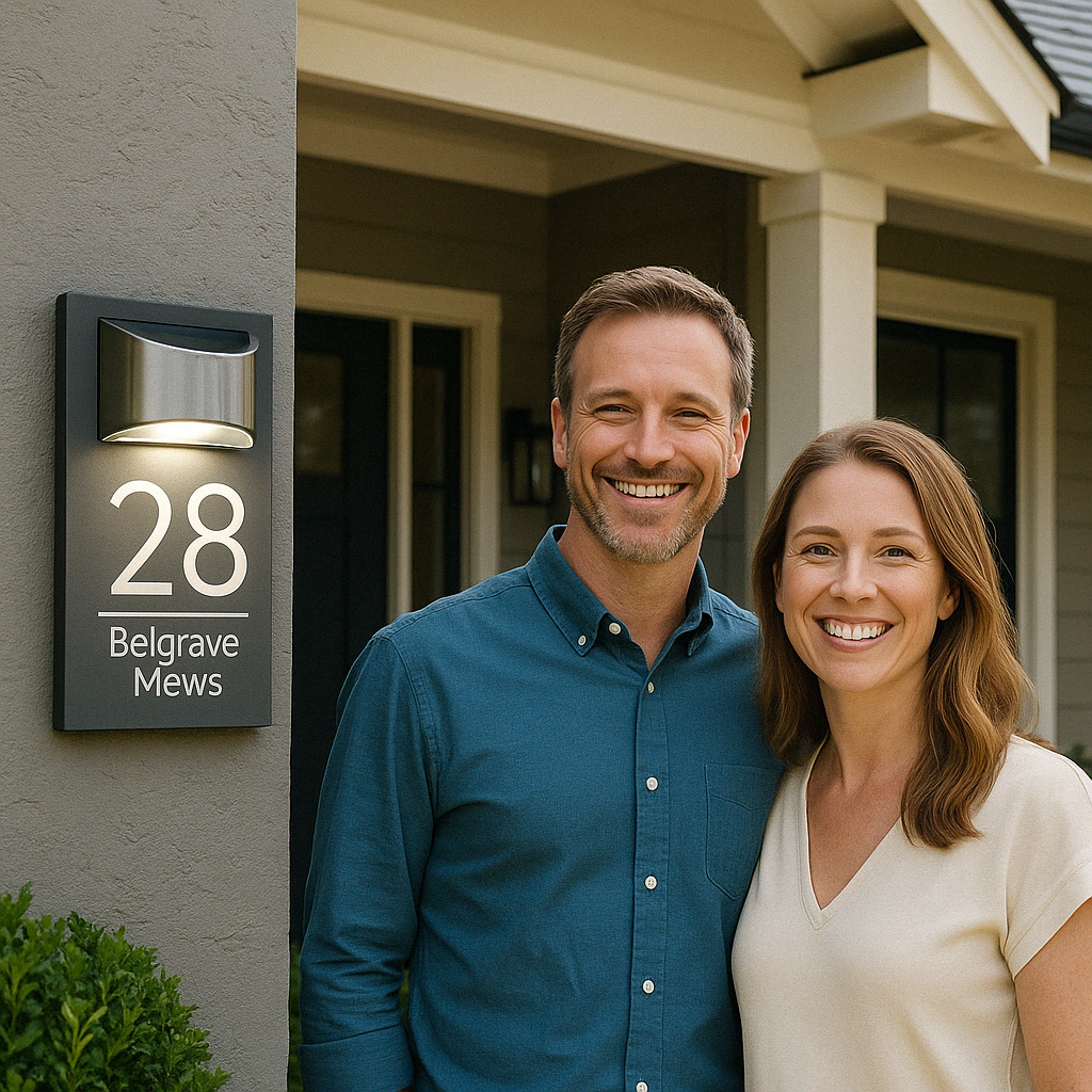 GlowSign™ - A Solar-Powered House Number That Makes Your Home Instantly Stand Out