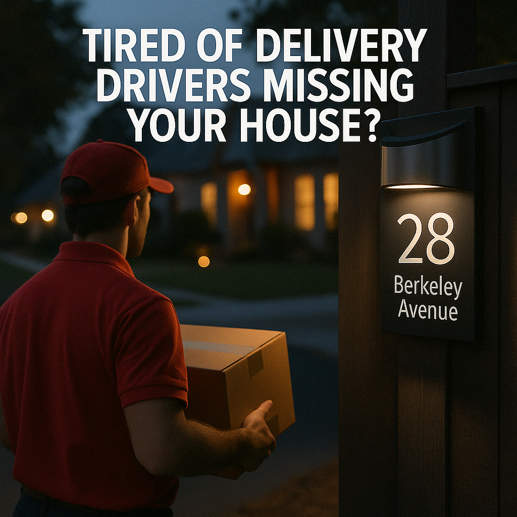 GlowSign™ - A Solar-Powered House Number That Makes Your Home Instantly Stand Out