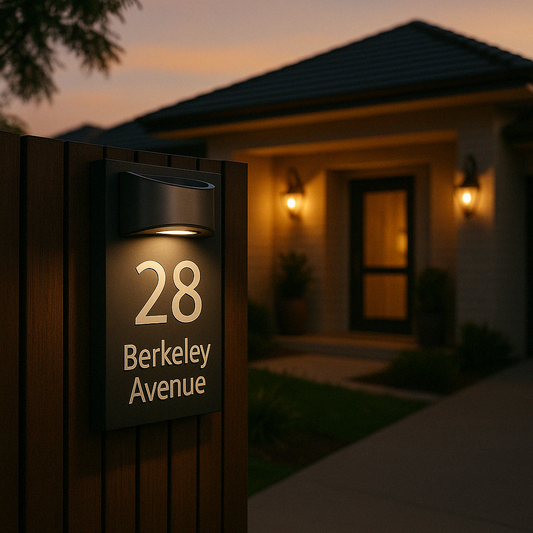 GlowSign™ - A Solar-Powered House Number That Makes Your Home Instantly Stand Out