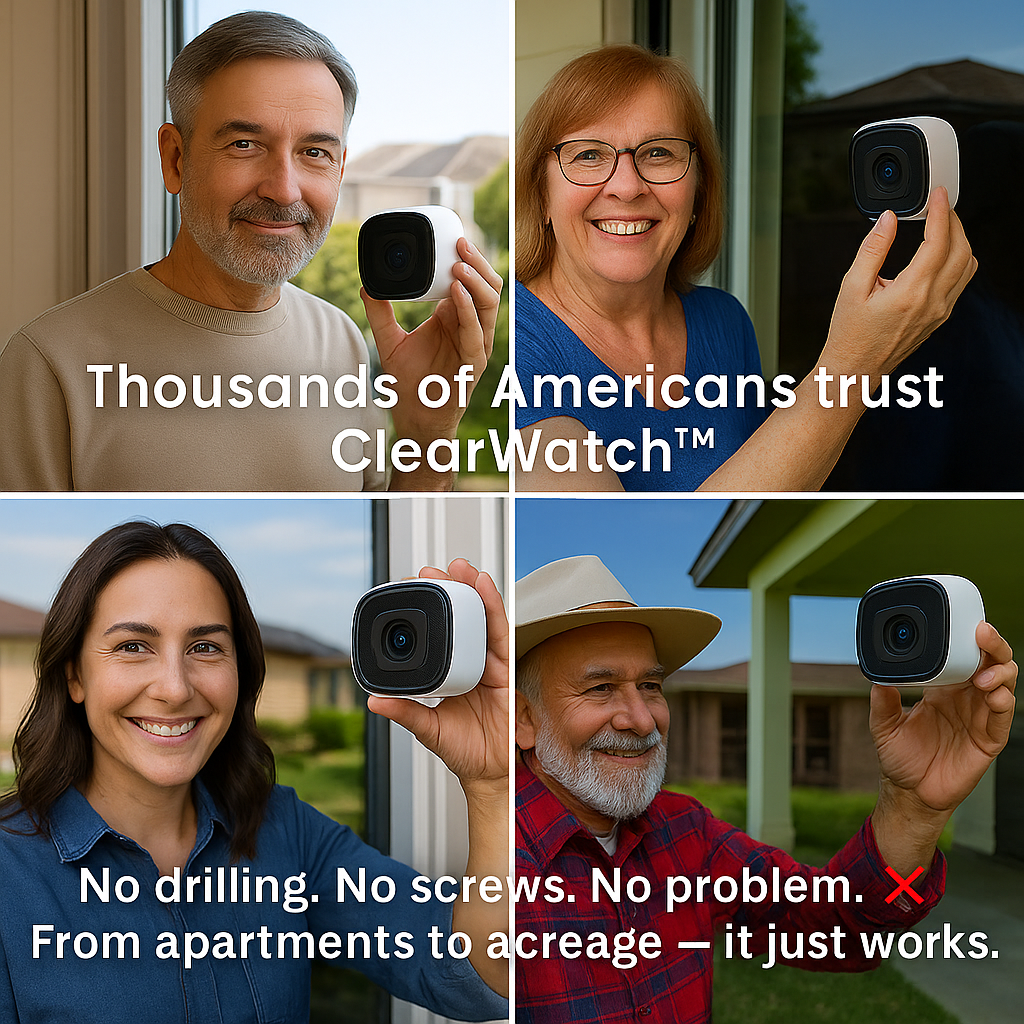ClearWatch™ – The Hidden Indoor Camera That Keeps Your Family & Home Safe