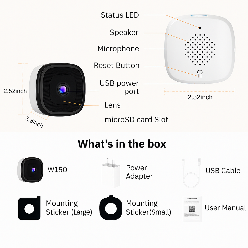 ClearWatch™ – The Hidden Indoor Camera That Keeps Your Family & Home Safe