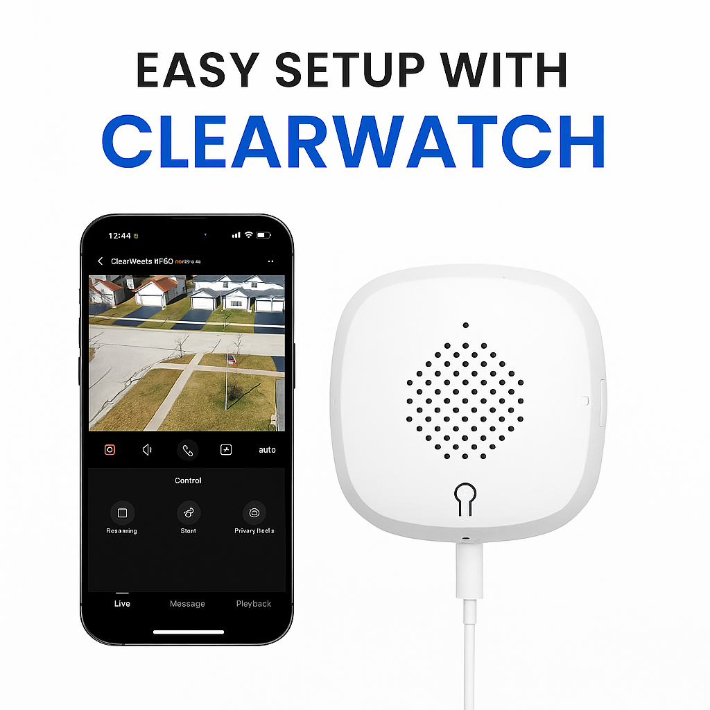 ClearWatch™ – The Hidden Indoor Camera That Keeps Your Family & Home Safe