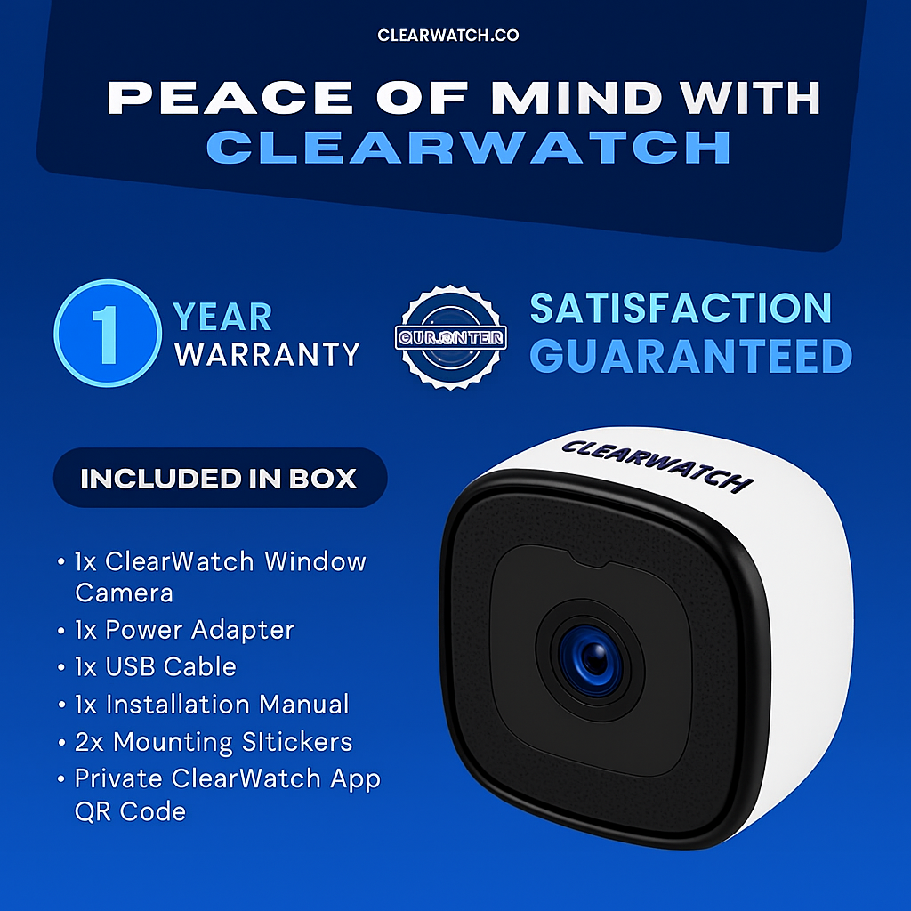 ClearWatch™ – The Hidden Indoor Camera That Keeps Your Family & Home Safe