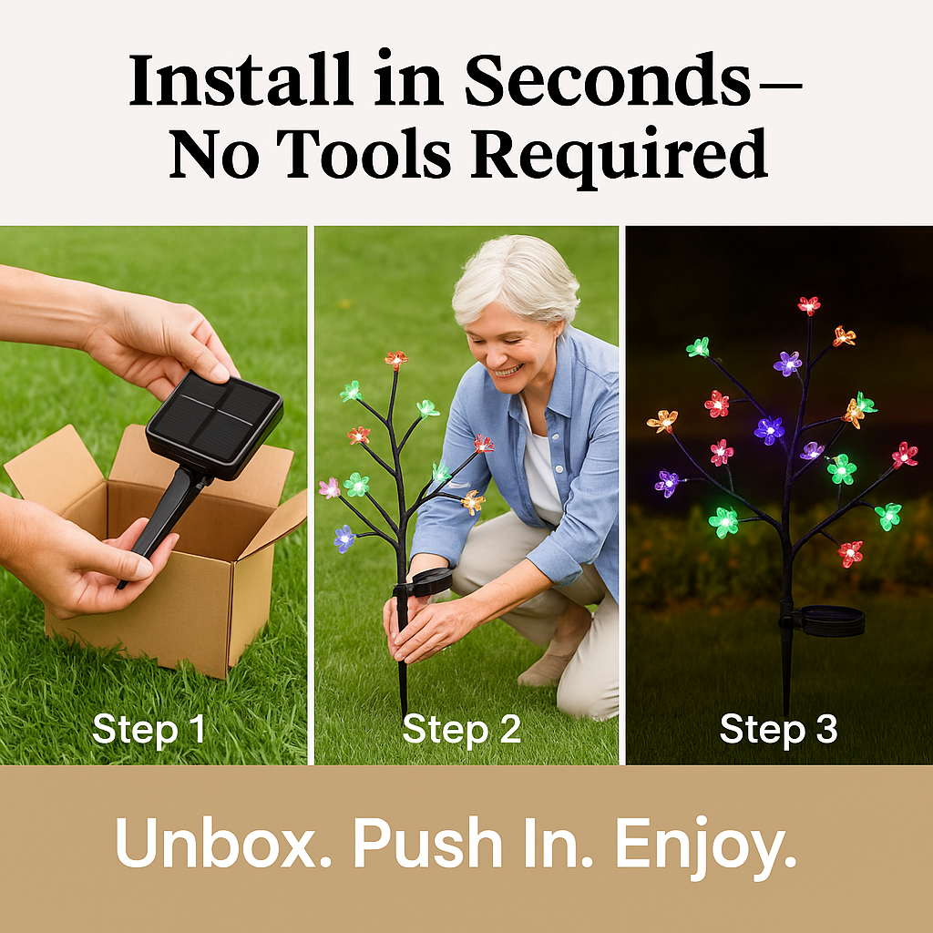 Magical Solar Lights That Instantly Transform Your Garden at Night