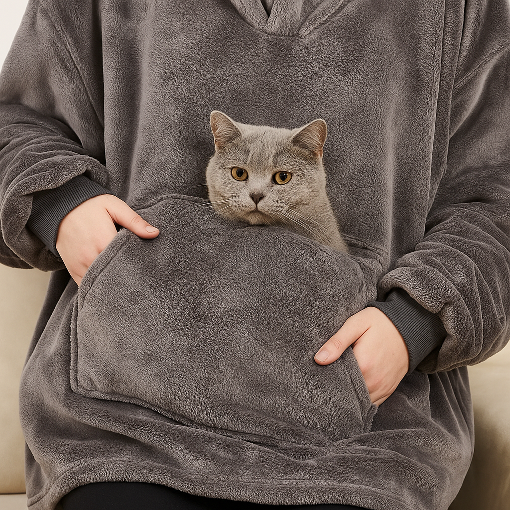 A Heated Wearable Blanket That Replaces Your Winter Heater