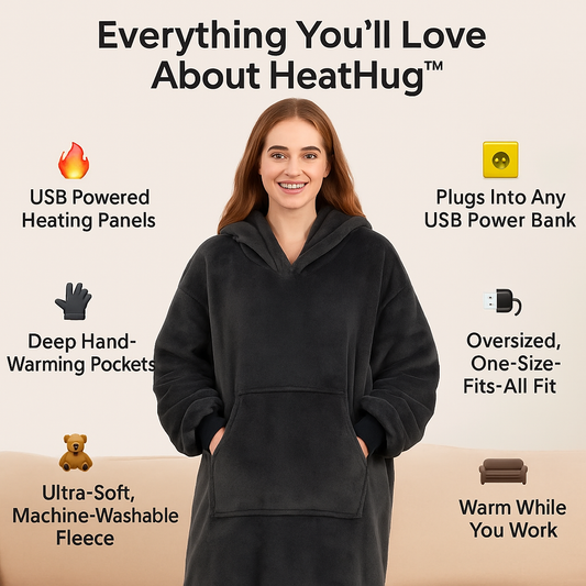A Heated Wearable Blanket That Replaces Your Winter Heater