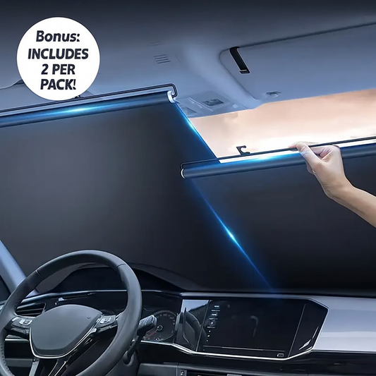 Slideshield™ - Retractable Car Sun Shade