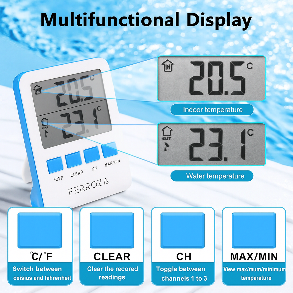 ThermaPro™-  Wireless Pool Thermometer