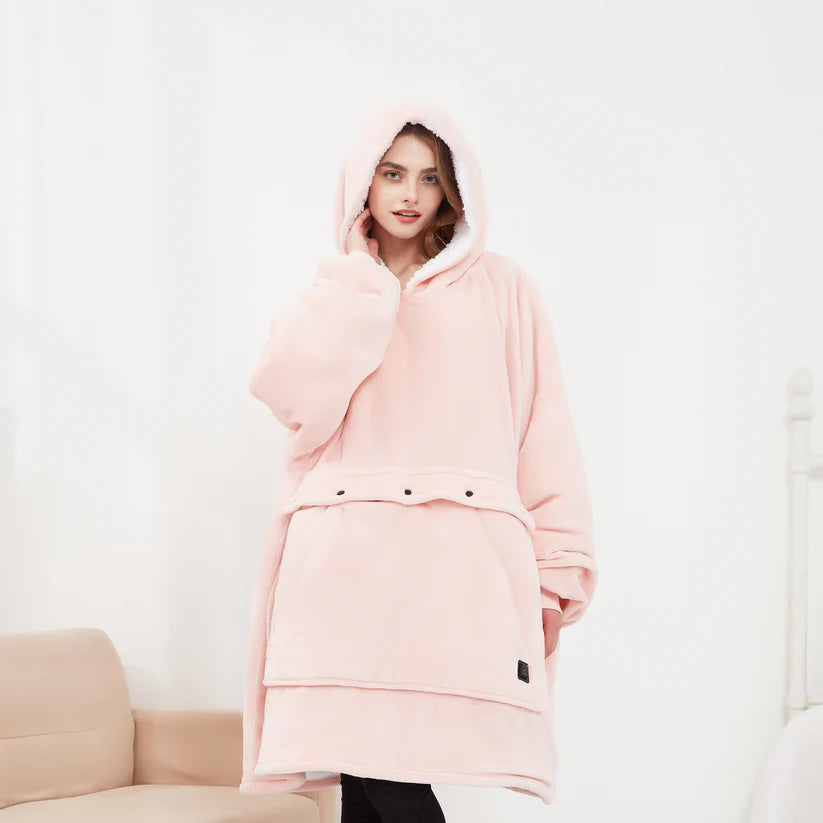 A Heated Wearable Blanket That Replaces Your Winter Heater